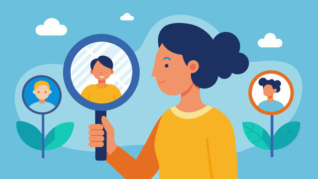 A person holding a mirror that reflects two images one of themselves and one of their ancestors symbolizing how family history and genetics can