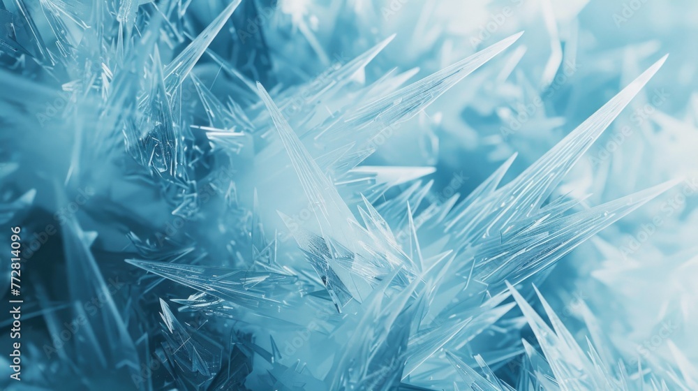 Poster pale blue abstract background or screensaver on pc with sharp lines. ai generative.