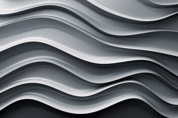 Unobtrusive colorful modern curvy waves background illustration with dark slate gray, ash gray and dark gray color