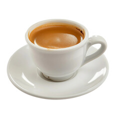 Transparent Coffee Cup Mugs, Hot Coffee On White Cup