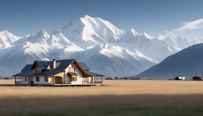 house in the mountains