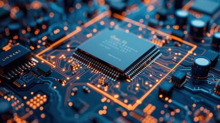 Shot of Corridor in Working Data Center Full of Rack Servers and Supercomputers with High Internet Visualisation Projection.