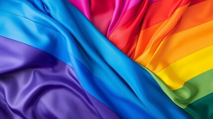 Rainbow gay flag as background. LGBT concept,Pride month