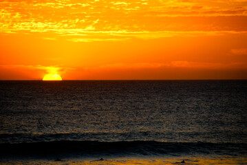 Obraz premium sunset on the beach