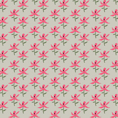 SIMPLE SPRING SUMMER FLORAL PATTERN
