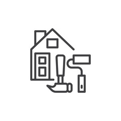Home Improvement line icon