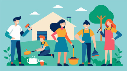 The patriarch of the family insists on having his traditional gender roles upheld with the women cooking and cleaning while the men handle yard