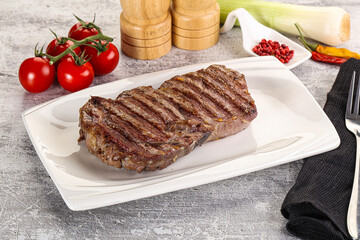 Rib eye steak grilled beef