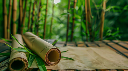 Uses of sustainable resources like bamboo and hemp for paper production
