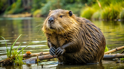 Beaver river animal wild