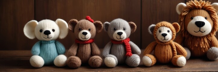 Unique in their kind, these multicolored knitted bears are distinguished by their handmade and are the perfect gift for your loved ones.