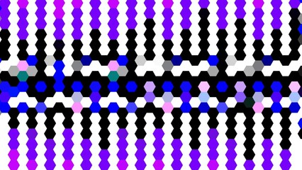 seamless geometric pattern with hexagon arrangement