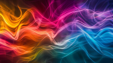abstract wave spectrum color background