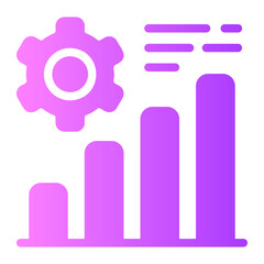 efficiency gradient icon