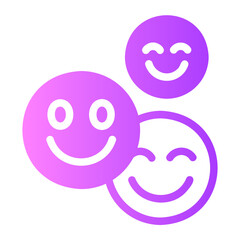 expressions gradient icon
