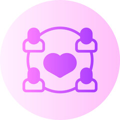 loyalty gradient icon