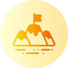 mission gradient icon