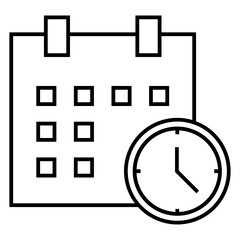 calendar line icon
