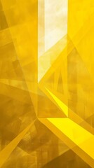 Abstract yellow geometric shapes