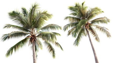 Fototapeta na wymiar Tropical palm trees