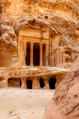 Little Petra in Siq al-Barid, Wadi Musa, Jordan