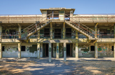 The Fortifications at Fort Worden Historical State Park in Port Townsend, Washington State