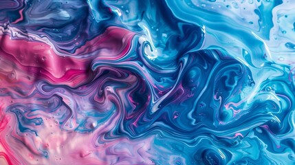 Abstract colorful liquid pattern