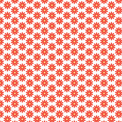 Red Flowers Vector Pattern: A Seamless Elegance for Diverse Design Endeavors