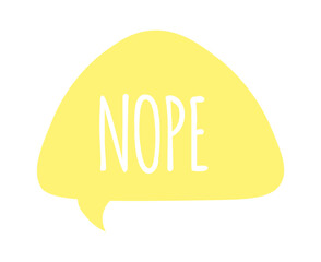 Speech bubble. Dialog balloon tag. Vector quote sticker. Trendy speech bubbles set in flat design with short messages