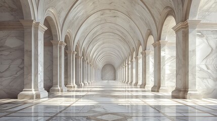 Naklejka premium Islamic Architecture Design, Generative AI
