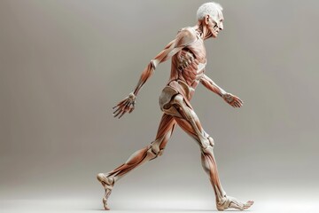 Senior person human body anatomy