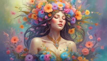 Balm Goddess in the Dreamworld: An Abstract Vision