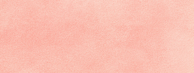 Light pink matte background of suede fabric, closeup. Velvet texture of seamless rose textile, macro.