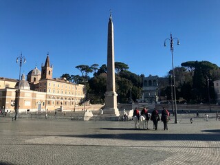 walking the streets of rome