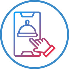 Vector Design Online Order Icon Style