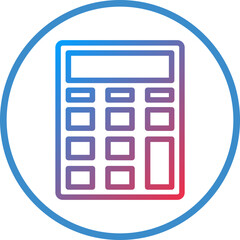 Vector Design Calculator Icon Style