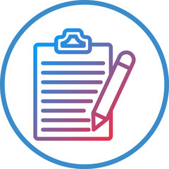 Vector Design Agenda Icon Style