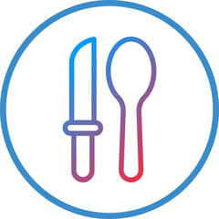 Vector Design Cutlery Icon Style