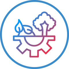 Vector Design Green Technology Icon Style