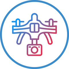 Vector Design Drone Icon Style