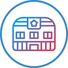 Vector Design Army Military Base Icon Style