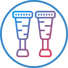 Vector Design Pegleg Icon Style