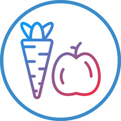 Vector Design Healthy Food Icon Style