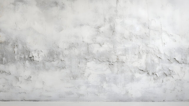 White peeling paint grunge wall texture background