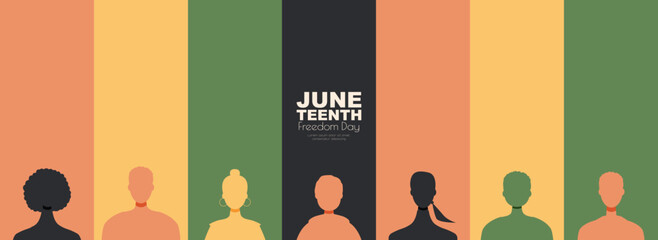 Juneteenth Freedom Day banner.