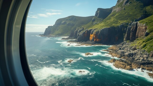 view from the top of the mountain high definition(hd) photographic creative image