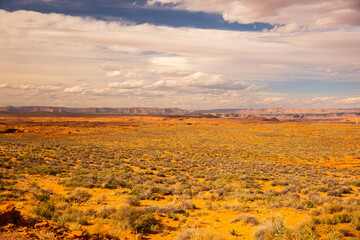 Great view of the Grand Canyon National Park, Arizona, United States. California Desert.
