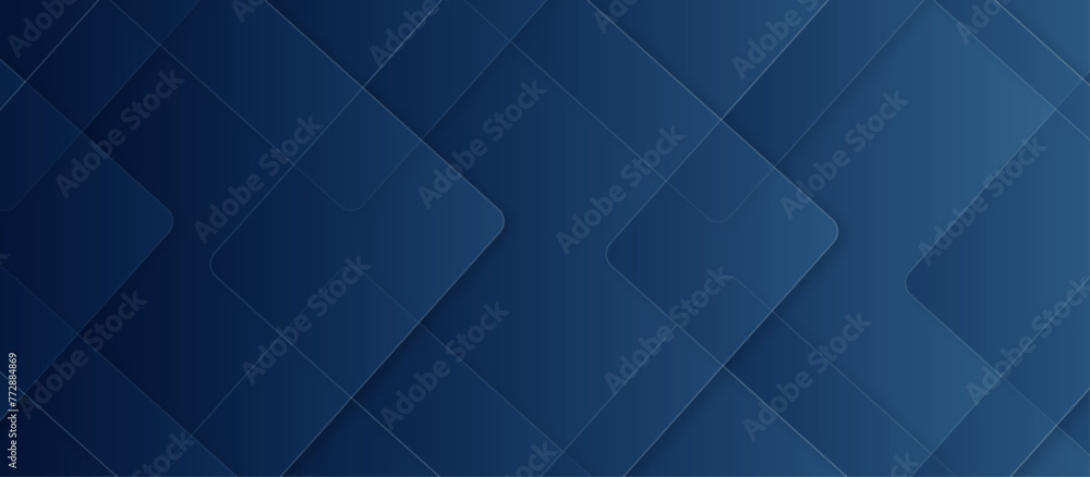 Poster abstract modern blue pattern geometric luxury gradient line background random square shape design. 3