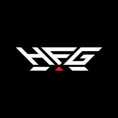 HFG letter logo vector design, HFG simple and modern logo. HFG luxurious alphabet design