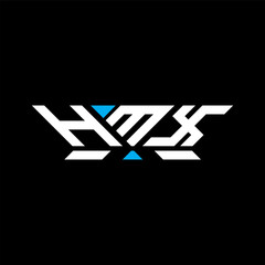 HMX letter logo vector design, HMX simple and modern logo. HMX luxurious alphabet design